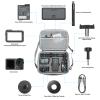 Skyreat Osmo Action 5 Pro Case, Portable PU Leather Carrying Case Shoulder Bag for DJI Osmo Action 5/4 / 3 Adventure Combo Accessories view 3