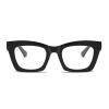 willochra Bifocal Reading Glasses Women men square Blue Light Blocking Computer Spring Hinge Readers Retro Frames Anti UV Ray (black, 4, multiplier_x) view 4