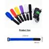 Muka 500 PCS 8" Personalized Reusable Fastening Cable Ties Nylon Tie Wraps with Custom Logo view 3