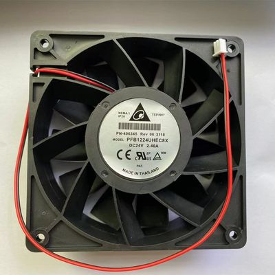 5PCS PFB1224UHEC8X DC24V 2.40A 12CM 2-Wire Cooling Fan