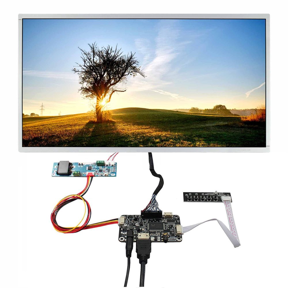 VSDISPLAY 21.5" 21.5 inch 1920x1080 1000nit Outdoor IPS LCD Screen Monitor with Audio LVDs Controller Board