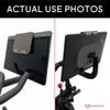 DoublePlus Tablet Holder & Pedals for Regular Shoes (Black) Compatible with Peloton Bike & Bike Plus view 3
