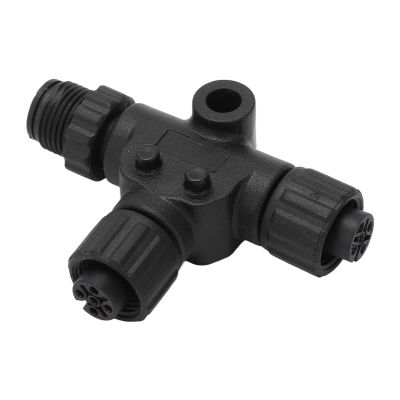 KIMISS for NMEA 2000 T Connector 3 Port 5Pin Thread IP67 for Networks Boat/Yacht Series Ship/Yacht Parts
