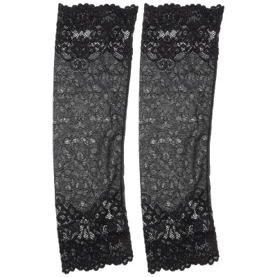 KALLORY Lace Arm Sleeve for Women Scar Cover Lightweight Breathable Tattoo Cover Forearm Sleeves with Elbow Protection Stylish Lace Design for Work Sports and Formal Occasions