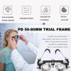 PD 50-80mm Trial Frame Adjustable Temples and interpupillary Distance Ultra Light and Comfortable Eye Optometry Universal Lens Trial Frame(Color:Sliver,Size:PD50-80) view 2