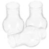 Oil Lamp Chimney Replacement 3pcs Kerosene Lamp Globe Replacement view 1