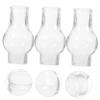 Oil Lamp Chimney Replacement 3pcs Kerosene Lamp Globe Replacement view 3