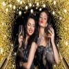 Renaiss 9x6ft Happy New Year Backdrop Champagne Clock Golden Glittering Countdown Background for Kids Adults Portrait NYE Party Supplies Christmas Cheers to 2025 New Year Carnival Selfie Decoration view 4