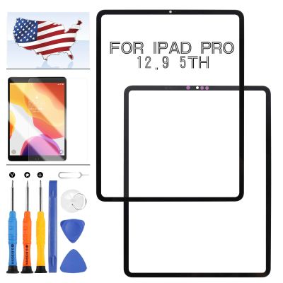 for iPAD Pro 12.9 5th Generation Screen Replacement for iPAD PRO 12.9 5TH Gen 2021 Front Outer Glass Panel A2379 A2462 A2461 Repair Parts Kits (Touch Digitizer & LCD Display Not Include)