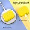 ATUAT for AirPods Pro 2nd Generation Case Cover(2022), Protective Soft Silicone Skin Accessories for Men Women Boys Girls for Apple AirPods Pro Gen 2, Front LED Visible-Yellow view 4