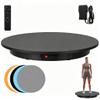 JAYEGT Motorized Rotating Display Stand, 350Lbs Load360 Degree Electric Rotating Potography Turntable for Products DisplayLive Show Remote Control +5 Colors Backgrounds (Black/23.6Inch/Wired) view 1