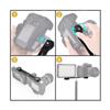Andoer Dual Camera Mount Tripod Bracket Camera Flash Brackets Extension Bar with 1/4 Inch Screw for Camera DSLR LED Light Stand Microphone view 4