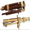 NAUTICAL WAREHOUSE Brass Telescope 12" Polished with Wooden Tripod Stand Collectible Home Decor (Golden) view 3