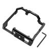 Andoer Andoer Aluminum Alloy Camera Cage with Dual Cold Shoe Attachment 1/4 Inch Screw Compatible with Canon EOS 90D / 80D / 70D DSLR Camera view 1