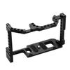 Andoer Andoer Aluminum Alloy Camera Cage with Dual Cold Shoe Attachment 1/4 Inch Screw Compatible with Canon EOS 90D / 80D / 70D DSLR Camera view 2