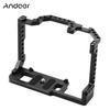 Andoer Andoer Aluminum Alloy Camera Cage with Dual Cold Shoe Attachment 1/4 Inch Screw Compatible with Canon EOS 90D / 80D / 70D DSLR Camera view 4