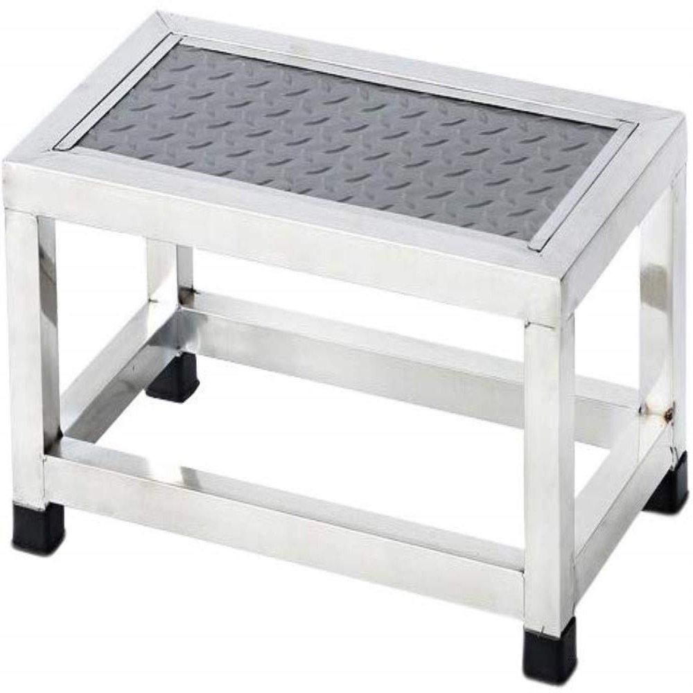 ALIAOFORZ Indoor Climbing Stool, Stainless Steel Step Ladder Step Stool Small Stairs Chair Multi-Purpose Ladders Stool/#1