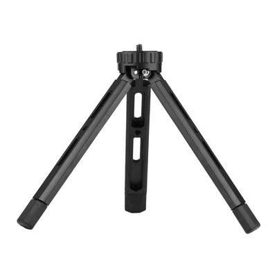 Andoer Table Folding Tripod Aluminium Alloy with 1/4 Screw Mount Function Leg Design for DSLR Camera Smartphone LED Light Stabilizer Max Load 15kg