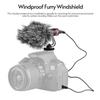 Andoer Cardioid Directional Condenser Microphone with Anti-Shock Mount 3.5mm TRS and TRRS Audio Output Cables Sponge Windshield Furry Windshield for Smartphones Cameras Camcorders Audio Recorders PCs view 4