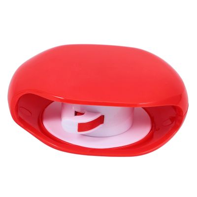 Hemobllo Automatic Roll Earphone Headset Cord Winder Portable Data Cable Organizer for Earphone Charging Cables Material for Home Travel Use Red
