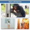 120db Touch Sensor, Door Handle Alarm, Anti Theft Vibration Triggered Portable Door Security Alarm for Doors for Kids, Toddler, Elderly, Hotel, Travel, Bedroom, Ghost view 2