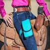 The Horse Holster Cell Phone Holder, Mossy Oak Country Roots Pink, L/XL - Holds All Cellphones, Money, Credit Cards, Lip Balm, Safely Secure Essentials During Activity, 4 Ways to Wear, Riding, Biking view 4