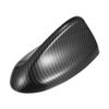 X AUTOHAUX Black Carbon Fiber Pattern Car Shark Fin Shape Antenna Roof Aerial Cover Trim Exterior Decoration for Alfa Romeo Giulia 2017-2021 for Alfa Romeo Stelvio 2018-2021 view 1