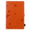YBFJCE Case for Samsung Galaxy Tab A 10.1 2016,PU Leather Folio Protective Stand Cover for Samsung Galaxy Tab A 10.1 2016(SM-T580/T585),Cat and Bee Flip Tablet Case Shell,Orange view 1