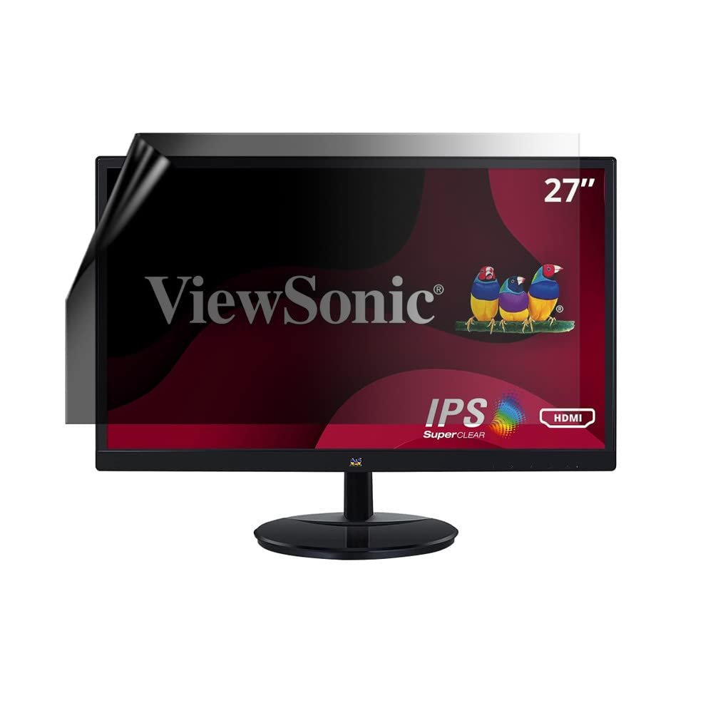 celicious Privacy Lite 2-Way Anti-Glare Anti-Spy Filter Screen Protector Film Compatible with Viewsonic Monitor 27 VA2759-smh
