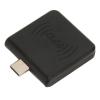 Sanpyl RFID Phone Card Reader, USB C Interface 125Khz Portable Smart Card Reader RFID ID Mobile Phone Card Reader Built in Buzzer (Black) view 1