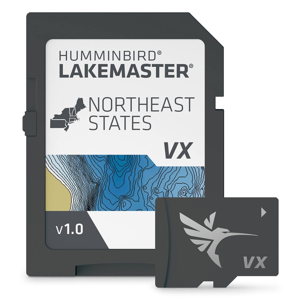 Humminbird LakeMaster Northeast V1 Map SD Card for Fish Finders