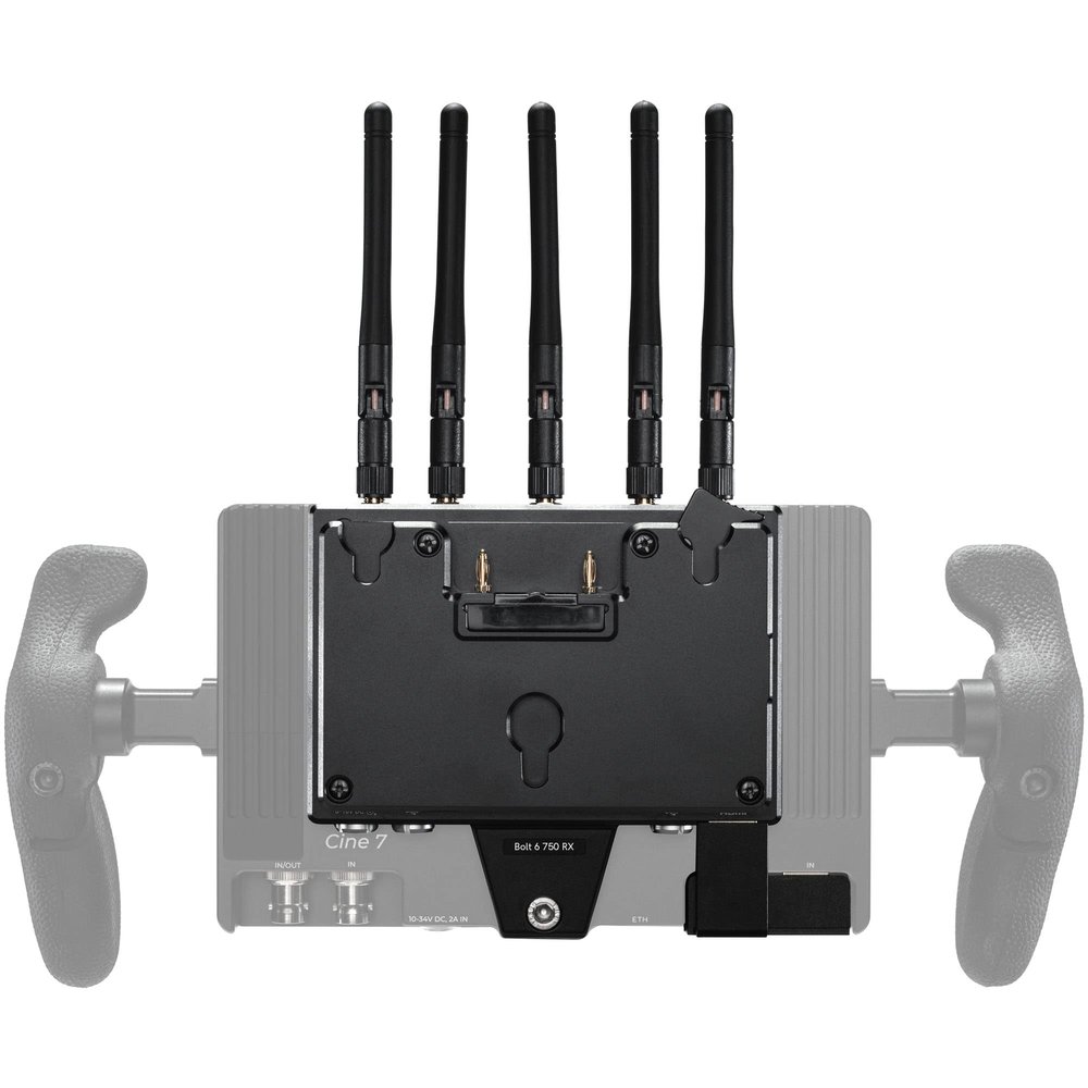 Teradek Bolt 6 750 Receiver Monitor Module for SmallHD Smart 7 Monitors, Gold Mount, 750' Range