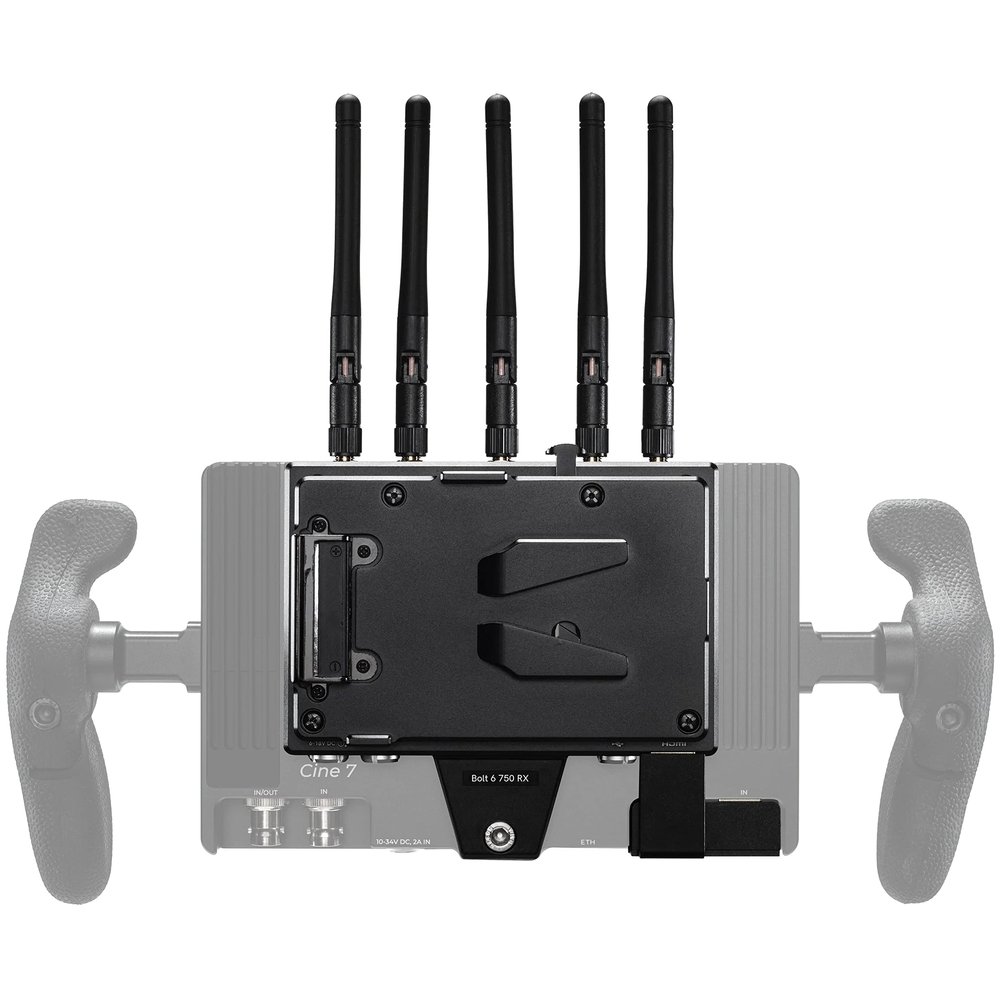 Teradek Bolt 6 750 Receiver Monitor Module for SmallHD Smart 7 Monitors, V-Mount, 750' Range