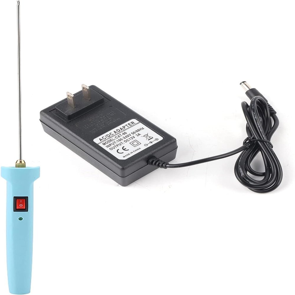 Hot Wire Cutter Pen, 10CM Electric Hot Knife Foam Cutter, 24W Electric Hot Wire Cutter Foam Cutting Pen, Foam Polystyrene Heat Cutting Engraving Pen Foam Cutter Machine