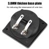 2 Channel Speaker Wire, Speaker Cables, Double Binding Round Gold Plate Push Spring Loaded Jacks Speaker Box Terminal Cup, Line Output Converter view 2