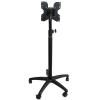 TOMYEUS Monitor Arm Monitor Stand Mobile Cart for 14"-32" LED LCD Screen, Height Adjustable Monitor Stand, Floor-Standing Single Monitor Stand, Hold Up to 44.0lbs Adjustable Monitor Stands view 1