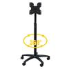 TOMYEUS Monitor Arm Monitor Stand Mobile Cart for 14"-32" LED LCD Screen, Height Adjustable Monitor Stand, Floor-Standing Single Monitor Stand, Hold Up to 44.0lbs Adjustable Monitor Stands view 4