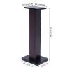 28" 2-Tone Bookshelf Speaker Stands, Small Desktop Floor Universal Wood Short Studio Monitor Stand, Surround Sound Home Theater view 3