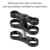 Andoer 1 Inch Ball Clamp Aluminum Alloy for Underwater Light Arm Tray Scuba Diving Photography Camera Mounting view 2