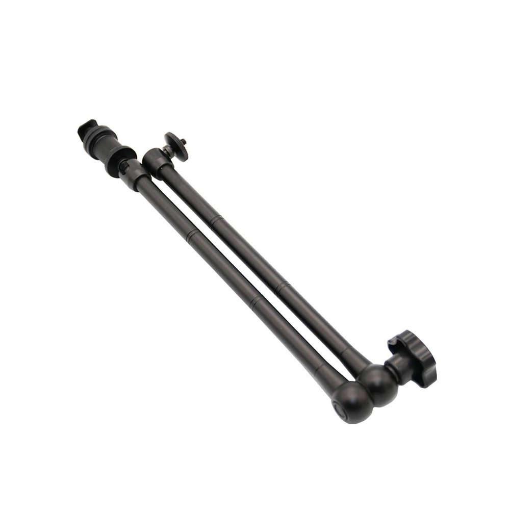 Andoer 20 Inch Adjustable Articulating Friction Arm Aluminum Alloy 2KG Payload with Cold Shoe Universal 1/4 Screw for Flash Light Field Monitor Phone Mount Tripod Mounting