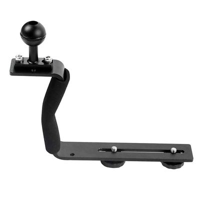 Andoer Aluminum Alloy Diving Tray Handle Underwater Camera Mount Rig Photography Plate Bracket with Ball for DSLR SLR Digital Camera