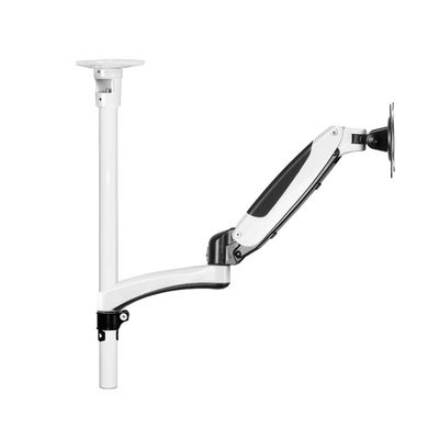 Monitor Arm Ceiling Mount Monitor Bracket, Multifunctional Air Pressure Monitor Hanger, Full Motion Monitor Stand Arm for 15-27" Screens, Holds up to 17.6lbs Adjustable Monitor Stands