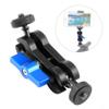 Andoer Double Ballhead Mount 1/4 Inch Screw Magic Ball Head Arm 360 Degree Rotation Anodisation Aluminum Alloy for Phone Gimbal Monitor Photography Handle view 3