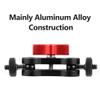 Andoer Double Ballhead Mount 1/4 Inch Screw Magic Ball Head Arm 360 Degree Rotation Anodisation Aluminum Alloy for Phone Gimbal Monitor Photography Handle view 4