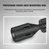 Andoer Mini Microphone for Smartphone, Mobile Phone Recording Microphones, Cardioid Pickup, 3.5mm TRRS Connector, 90 Angle with 2 Windscreen for Smart Phone, Live Streaming, Vlog view 4