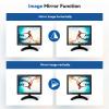 Eyoyo 8 Inch Small Monitor, 1024x768 4:3 IPS Mini Security Camera Monitor Screen Support HDMI VGA AV BNC Input with Remote Control, Video Monitors for Retro Computer PC NVR CCTV Raspbery Pi view 3