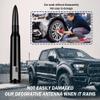 American Flag Car Bullet Antenna,Truck Exterior Decoration Accessories[New Upgrade Flag Design] Car Antenna Replacement for Car SUV Truck Most Auto Cars Antenna Accessories (Black) view 3