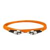 SpeedyFiberTX - 6-Pack 3.5 Meter Multimode OM1 Duplex FC to FC Fiber Patch Cable, Corning OM1 62.5/125 Optical Fiber, Orange Riser OFNR Cable Jacket view 2