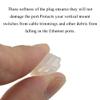Acoeitl Silicone Ethernet Hub Port RJ-45 Anti Dust Cover Plugs Protectors Stoppers Caps Pliable Lay Flat Not Protrude Stay in Place Prevent Dust Moisture for Unused Switch Router Port 30Pcs White view 4