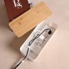 Cable Management Box - Wooden Style Cord Organizer Box to Hide Wires & Power Strips | Desk Computer Cable Organizer Box | Safe ABS Material | 12.6" (L) x 5.3" (W) 4.9" (H) | for Home & Office - White view 3